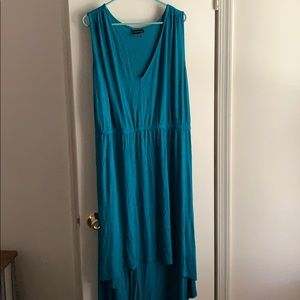 Lane Bryant highlow blue dress